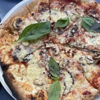 Vegan ham  at Manso Pizzeria in Barcelona