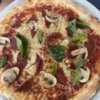 Vegan jam pizza  at Manso Pizzeria in Barcelona
