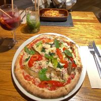   at Manso Pizzeria in Barcelona