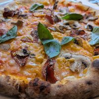   at Manso Pizzeria in Barcelona