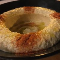 Hummus  at Manso Pizzeria in Barcelona