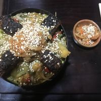 Curry noodles  at Wachuma in Antigua