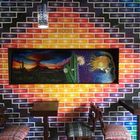 Grand Father Fire, Oil Painting by Glen Maldonado at Wachuma in Antigua