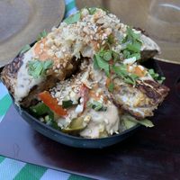 Grandfather Fire (Abuelo Fuego) noodle bowl at Wachuma in Antigua