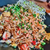 Arroz chufa at Los Andenes Vegan in Madrid