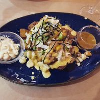 Jalea de Pescado at Los Andenes Vegan in Madrid
