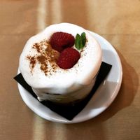 Lima cream  at Los Andenes Vegan in Madrid