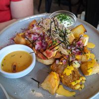jalea mixta at Los Andenes Vegan in Madrid