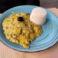 Ají de "gallina"   at Los Andenes Vegan in Madrid