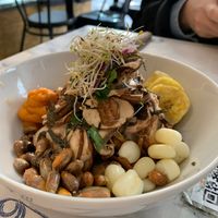 Ceviche at Los Andenes Vegan in Madrid