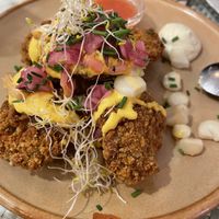 Chicharrón  at Los Andenes Vegan in Madrid
