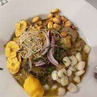 Ceviche  at Los Andenes Vegan in Madrid