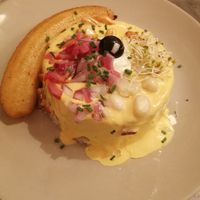 Arroz tapado at Los Andenes Vegan in Madrid