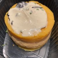 Vegan causa rellena at Los Andenes Vegan in Madrid