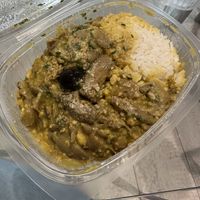 Ají de gallina  at Los Andenes Vegan in Madrid