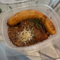 Mostrito at Los Andenes Vegan in Madrid