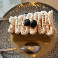 tarta 3 leches at Los Andenes Vegan in Madrid