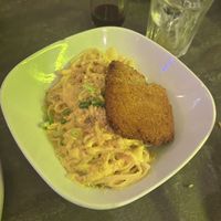 Vegan huancaina  at Los Andenes Vegan in Madrid