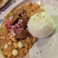 Carapulcra at Los Andenes Vegan in Madrid