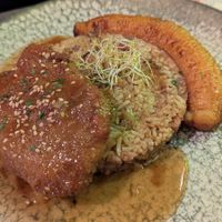 Arroz Chaufa at Los Andenes Vegan in Madrid