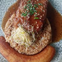 Mostrito at Los Andenes Vegan in Madrid