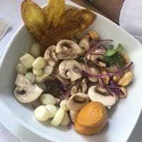 Ceviche  at Los Andenes Vegan in Madrid