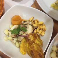 Ceviche vegano de 10! at Los Andenes Vegan in Madrid