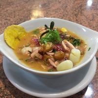 Leche de tigre at Los Andenes Vegan in Madrid