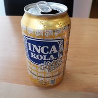 Inca kola :) at Los Andenes Vegan in Madrid