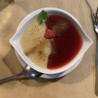 dulce con leche at Los Andenes Vegan in Madrid