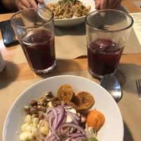 ceviche  at Los Andenes Vegan in Madrid