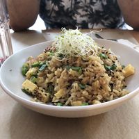 Arroz chaufa at Los Andenes Vegan in Madrid