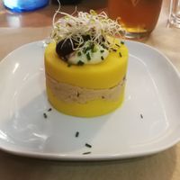 Causa rellena at Los Andenes Vegan in Madrid