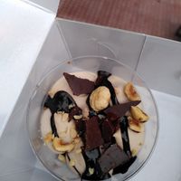 Chocolate hazelnut praline at Slim Bites in Athens