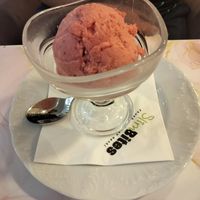 Strawberry ice cream. at Slim Bites in Athens