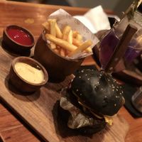 Kale burger at Soul in a Bowl in Sanur
