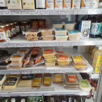 Vegan cheese and tofu at Kinsarvik Naturkost in Bergen