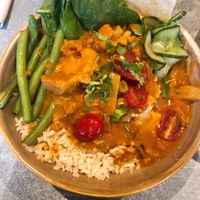 Jackfruit Tikka Masala at Pura Vida Foodbar  - Midsland in Midsland