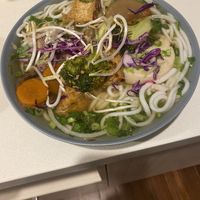 Bun Bo Hue Chay (noodle soup)   at Pho Moi Vietnamese Eatery  in Katoomba