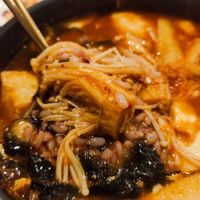 My version of poached rice 😜 at Daehwa Vegetarian in Central Singapore