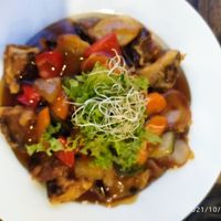 Tangsuyuk at Daehwa Vegetarian in Central Singapore