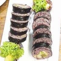 Kimbap at Daehwa Vegetarian in Central Singapore