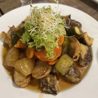 Tangsuyuk  at Daehwa Vegetarian in Central Singapore