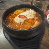 Army Stew   at Daehwa Vegetarian in Central Singapore