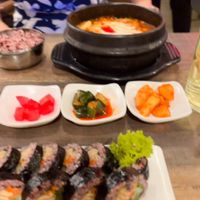   at Daehwa Vegetarian in Central Singapore