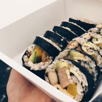 Gimbap at Daehwa Vegetarian in Central Singapore