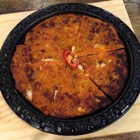 Kimchi Jeon at Daehwa Vegetarian in Central Singapore