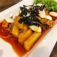 Rabokki at Daehwa Vegetarian in Central Singapore