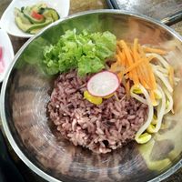 Rice for Doenjang Jjigae at Daehwa Vegetarian in Central Singapore