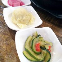 Side dishes at Daehwa Vegetarian in Central Singapore